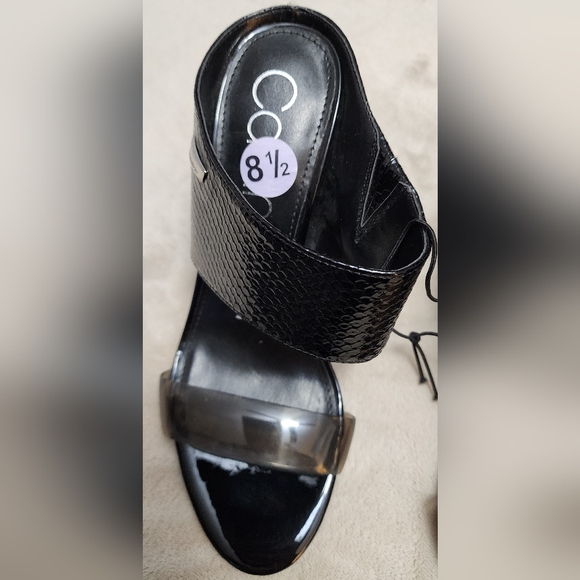 CALVIN KLEIN high Heels in color black,  US 8.5,  NEW - Picture 6 of 10